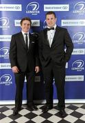 21 April 2012; Leinster's Eoin Reddan and Sean O'Brien in attendance at the Leinster Rugby Awards Ball. Leinster Rugby Awards Ball, Mansion House, Dawson St, Dublin. Picture credit: Brendan Moran / SPORTSFILE