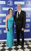 21 April 2012; Leinster's Girvan Dempsey with Claire Turvey in attendance at the Leinster Rugby Awards Ball. Leinster Rugby Awards Ball, Mansion House, Dawson St, Dublin. Picture credit: Brendan Moran / SPORTSFILE