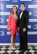 21 April 2012; Leinster team nutritionist Emma McCrudden with Gavin Murray in attendance at the Leinster Rugby Awards Ball. Leinster Rugby Awards Ball, Mansion House, Dawson St, Dublin. Picture credit: Brendan Moran / SPORTSFILE