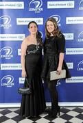 21 April 2012; Pamela Duffy, left, and Laura Reynolds in attendance at the Leinster Rugby Awards Ball. Leinster Rugby Awards Ball, Mansion House, Dawson St, Dublin. Picture credit: Brendan Moran / SPORTSFILE