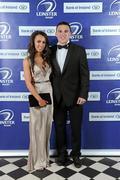 21 April 2012; Leinster's Andrew Conway with Elizabeth Quinn in attendance at the Leinster Rugby Awards Ball. Leinster Rugby Awards Ball, Mansion House, Dawson St, Dublin. Picture credit: Brendan Moran / SPORTSFILE