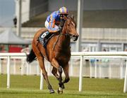 22 April 2012; Infanta Branca, with Joseph O'Brien up, on their way to winning the Irish Stallion Farms European Breeders Fund Maiden. The Curragh Racecourse, The Curragh, Co. Kildare. Picture credit: Pat Murphy / SPORTSFILE