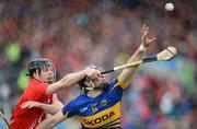 22 April 2012; Brian O'Meara, Tipperary, in action against Shane O'Neill, Cork. Allianz Hurling League Division 1A Semi-Final, Cork v Tipperary, Semple Stadium, Thurles, Co. Tipperary. Picture credit: Stephen McCarthy / SPORTSFILE