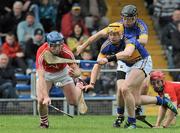 22 April 2012; Patrick Horgan, Cork, in action against Padraic Maher and Conor O'Brien, right, Tipperary. Allianz Hurling League Division 1A Semi-Final, Cork v Tipperary, Semple Stadium, Thurles, Co. Tipperary. Picture credit: Brian Lawless / SPORTSFILE