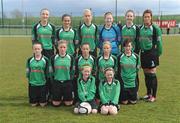 22 April 2012; The Peamount United team. Bus Éireann Women's National League, Peamount United v Shamrock Rovers, Greenogue, Newcastle, Dublin. Picture credit: Ray Lohan / SPORTSFILE