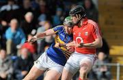22 April 2012; Brian O'Meara, Tipperary, in action against Shane O'Neill, Cork. Allianz Hurling League Division 1A Semi-Final, Cork v Tipperary, Semple Stadium, Thurles, Co. Tipperary. Picture credit: Brian Lawless / SPORTSFILE