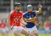 22 April 2012; Stephen McDonnell, Cork, in action against John O'Brien, Tipperary. Allianz Hurling League Division 1A Semi-Final, Cork v Tipperary, Semple Stadium, Thurles, Co. Tipperary. Picture credit: Stephen McCarthy / SPORTSFILE
