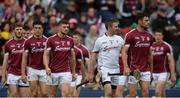 6 August 2017; Galway captain David Burke leads his team-mates in the pre-match parade before the GAA Hurling All-Ireland Senior Championship Semi-Final match between Galway and Tipperary at Croke Park in Dublin. Photo by Piaras Ó Mídheach/Sportsfile