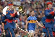 6 August 2017; Tipperary captain Pádraic Maher leads his team-mates in the parade behind the Artane School of Music Band before the GAA Hurling All-Ireland Senior Championship Semi-Final match between Galway and Tipperary at Croke Park in Dublin. Photo by Piaras Ó Mídheach/Sportsfile