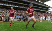 6 August 2017; Johnny Coen of Galway and Padraig Mannion of Galway during the GAA Hurling All-Ireland Senior Championship Semi-Final match between Galway and Tipperary at Croke Park in Dublin. Photo by Sam Barnes/Sportsfile