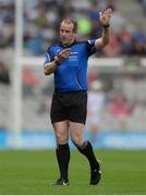 6 August 2017; Referee Johnny Murphy during the Electric Ireland GAA Hurling All-Ireland Minor Championship Semi-Final match between Kilkenny and Galway at Croke Park in Dublin. Photo by Piaras Ó Mídheach/Sportsfile
