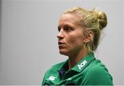 8 August 2017; Ireland captain Claire Molloy during the Ireland Women's Rugby press conference at UCD, in Dublin. Photo by Eóin Noonan/Sportsfile