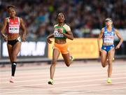 8 August 2017; Marie-Josée Ta Lou of the Ivory Coast during her round one heat of the Women's 200m event during day five of the 16th IAAF World Athletics Championships at the London Stadium in London, England. Photo by Stephen McCarthy/Sportsfile