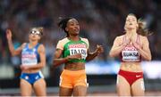 8 August 2017; Marie-Josée Ta Lou of the Ivory Coast following her round one heat of the Women's 200m event during day five of the 16th IAAF World Athletics Championships at the London Stadium in London, England. Photo by Stephen McCarthy/Sportsfile