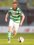 7 August 2017; Ryan Connolly of Shamrock Rovers during the EA Sports Cup semi-final match between Shamrock Rovers and Cork City at Tallaght Stadium, in Dublin.  Photo by Piaras Ó Mídheach/Sportsfile