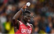 8 August 2017; Abdalelah Haroun of Qatar after finishing third in final of the Men's 400m event during day five of the 16th IAAF World Athletics Championships at the London Stadium in London, England. Photo by Stephen McCarthy/Sportsfile