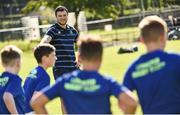 9 August 2017; Robbie Henshaw during the Bank of Ireland Leinster Rugby Summer Camp at Longford RFC in Lisbrack, Longford. Photo by David Maher/Sportsfile
