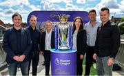 9 August 2017; England and Liverpool football legend, Robbie Fowler, touched down in Dublin today to join Cadbury Premier League ambassadors and Irish football heroes, Niall Quinn, Shay Given and his former Liverpool teammate Jason McAteer, to officially launch Cadbury’s brand new partnership with the Premier League, to become their ‘Official Snack Partner’. Accompanied by the Premier League Trophy, the four footballing greats descended on Dublin’s Sean O’Casey Bridge this afternoon, which Cadbury transformed into a replica players’ tunnel to celebrate their sponsorship launch – giving pedestrians a momentary snapshot of the atmosphere players experience, as they are led on to a pitch. In attendance at the launch are from left, Robbie Fowler, Cadbury Premier League Ambassador Jason McAteer, Managing Director Mondelez Ireland, Eoin Kellett, Cadbury Ireland Brand Manager Mary Moran, Cadbury Premier League Ambassadors Niall Quinn and Shay Given. Photo by Brendan Moran/ Sportsfile