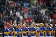22 April 2012; The Tipperary team during the National Anthem. Allianz Hurling League Division 1A Semi-Final, Cork v Tipperary, Semple Stadium, Thurles, Co. Tipperary. Picture credit: Stephen McCarthy / SPORTSFILE