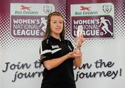 25 April 2012; Rebecca Creagh, Raheny United, with her Bus Éireann Women’s National League Player of the Month Award for April 2012. FAI Headquarters, Abbotstown, Dublin. Picture credit: Matt Browne / SPORTSFILE