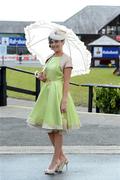 27 April 2012; Sarah Kavanagh from Gorey, Co. Wexford, at the Punchestown Racing Festival. Punchestown Racecourse, Punchestown, Co. Kildare. Picture credit: Matt Browne / SPORTSFILE