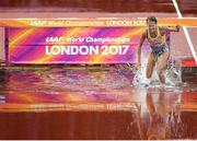 9 August 2017; Charlotta Fougberg of Sweden during round one of the Women's 3000m Steeplechase event during day six of the 16th IAAF World Athletics Championships at the London Stadium in London, England. Photo by Stephen McCarthy/Sportsfile
