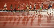 9 August 2017; Athletes during round one of the Men's 5000m event during day six of the 16th IAAF World Athletics Championships at the London Stadium in London, England. Photo by Stephen McCarthy/Sportsfile