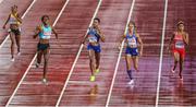 9 August 2017; Phyllis Francis of the USA, centre, on her way to winning the final of the of the Women's 400m event during day six of the 16th IAAF World Athletics Championships at the London Stadium in London, England. Photo by Stephen McCarthy/Sportsfile