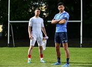 10 August 2017; SKINS ambassador Cian O’Sullivan, right,  and Tyrone Senior Footballer Mattie Donnelly pictured at the launch of the new SKINS DNAmic TEAM range. The sports compression wear leader SKINS, have stepped up their on-field performance range through DNAmic TEAM. The range is designed exclusively for the demands of team sport.Check out skins.net for detailed information. Photo by Sam Barnes/Sportsfile