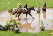 10 August 2017; Paul Donovan of Ireland competing on Sportsfield Top Notch during the 5 Year Old Young Event Horse category at the Dublin Horse Show at the RDS in Ballsbridge, Dublin. Photo by Cody Glenn/Sportsfile