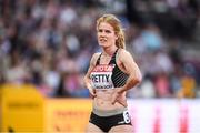 10 August 2017; Angela Petty of New Zealand following round one of the Women's 800m event during day seven of the 16th IAAF World Athletics Championships at the London Stadium in London, England. Photo by Stephen McCarthy/Sportsfile