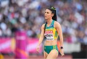 10 August 2017; Lora Storey of Australia following round one of the Women's 800m event during day seven of the 16th IAAF World Athletics Championships at the London Stadium in London, England. Photo by Stephen McCarthy/Sportsfile