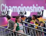 10 August 2017; Siofra Cleirigh Buttner of Ireland following round one of the Women's 800m event during day seven of the 16th IAAF World Athletics Championships at the London Stadium in London, England. Photo by Stephen McCarthy/Sportsfile