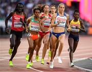 10 August 2017; Lynsey Sharp of Great Britain competes in round one of the Women's 800m event during day seven of the 16th IAAF World Athletics Championships at the London Stadium in London, England. Photo by Stephen McCarthy/Sportsfile