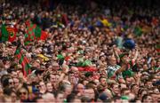 7 August 2017; Mayo supporters in the Cusack Stand during the GAA Football All-Ireland Senior Championship Quarter-Final Replay match between Mayo and Roscommon at Croke Park, in Dublin. Photo by Ray McManus/Sportsfile