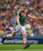 7 August 2017; Cillian O'Connor of Mayo  during the GAA Football All-Ireland Senior Championship Quarter-Final Replay match between Mayo v Roscommon at Croke Park, in Dublin. Photo by Ray McManus/Sportsfile