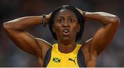 10 August 2017; Simone Facey of Jamaica reacts following her semi-final of the Women's 200m event during day seven of the 16th IAAF World Athletics Championships at the London Stadium in London, England. Photo by Stephen McCarthy/Sportsfile