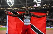 10 August 2017; Jereem Richards of Trinidad & Tobago after finishing third in the final of the Women's 400m Hurldes event during day seven of the 16th IAAF World Athletics Championships at the London Stadium in London, England. Photo by Stephen McCarthy/Sportsfile