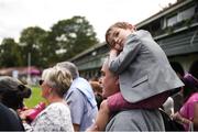 10 August 2017; Attendees at the Dublin Horse Show at the RDS in Ballsbridge, Dublin. Photo by Cody Glenn/Sportsfile