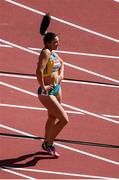11 August 2017; Michelle Jenneke of Australia prior to her heat of the Women's 100m Hurdles event during day eight of the 16th IAAF World Athletics Championships at the London Stadium in London, England. Photo by Stephen McCarthy/Sportsfile