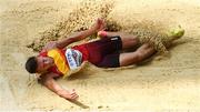 11 August 2017; Pau Tonnesen of Spain competes in the Men's Decathlon Long Jump event during day eight of the 16th IAAF World Athletics Championships at the London Stadium in London, England. Photo by Stephen McCarthy/Sportsfile