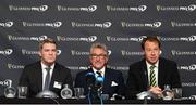 11 August 2017; CEO of Pro14 Martin Anayi, left, Chairman of Pro14 Gerald Davies, centre, and SARU CEO Jurie Roux during the South African launch of Guinness PRO14 at Southern Sun Cullinan in Cape Town, South Africa. Photo by Carl Fourie/Sportsfile