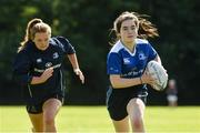 9 August 2017; Leah Browne in action against Ailison Kelly during the Bank of Ireland Leinster Rugby School of Excellence event at Kings Hospital in Palmerstown, Dublin. Photo by Matt Browne/Sportsfile