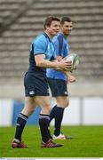 28 April 2012; Leinster's Brian O'Driscoll, left, and Rob Kearney during the captain's run ahead of their Heineken Cup Semi-Final against ASM Clermont Auvergne on Sunday. Leinster Rugby Captain's Run, Stade Chaban Delmas, Bordeaux, France. Picture credit: Stephen McCarthy / SPORTSFILE