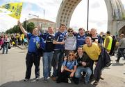 29 April 2012; Leinster and Clermont Auvergne supporters  before the game. Heineken Cup Semi-Final, ASM Clermont Auvergne v Leinster, Stade Chaban Delmas, Bordeaux, France. Picture credit: Brendan Moran / SPORTSFILE