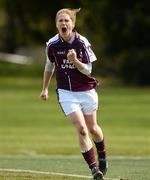 29 April 2012; Gillian Joyce, Galway, celebrates after scoring her side's third goal. Bord Gáis Energy Ladies National Football League, Division 2 Semi-Final, Clare v Galway, St. Rynagh's GAA, Banagher, Co. Offaly. Picture credit: David Maher / SPORTSFILE
