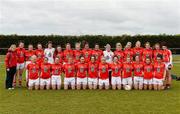 29 April 2012; The Cork squad. Bord Gáis Energy Ladies National Football League, Division 1 Semi-Final, Cork v Meath, Crettyard, Co. Laois. Picture credit: Brian Lawless / SPORTSFILE