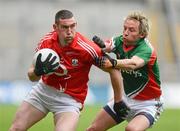 29 April 2012; Noel O'Leary, Cork, in action against Conor Mortimer, Mayo. Allianz Football League, Division 1 Final, Cork v Mayo, Croke Park, Dublin. Picture credit: Oliver McVeigh / SPORTSFILE