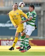 11 August 2017; Donal Gilmar of Glenville in action against Lee Grace and Dean Carpenter of Shamrock Rovers during the Irish Daily Mail FAI Cup first round match between Shamrock Rovers and Glenville at Tallaght Stadium in Tallaght, Dublin. Photo by Matt Browne/Sportsfile