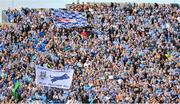 5 August 2017; A Diarmuid Connolly banner on Hill 16 during the GAA Football All-Ireland Senior Championship Quarter-Final match between Dublin and Monaghan at Croke Park in Dublin. Photo by Ramsey Cardy/Sportsfile